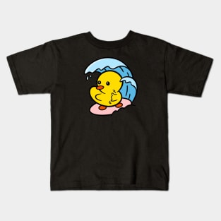 Surfer Duck Kids T-Shirt